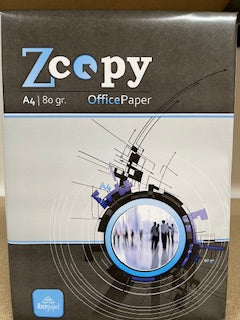 Papel A-4 80 grs. Resma