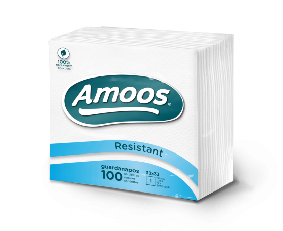 Guardanapos 1 Folha 33x33 Amoos c/30